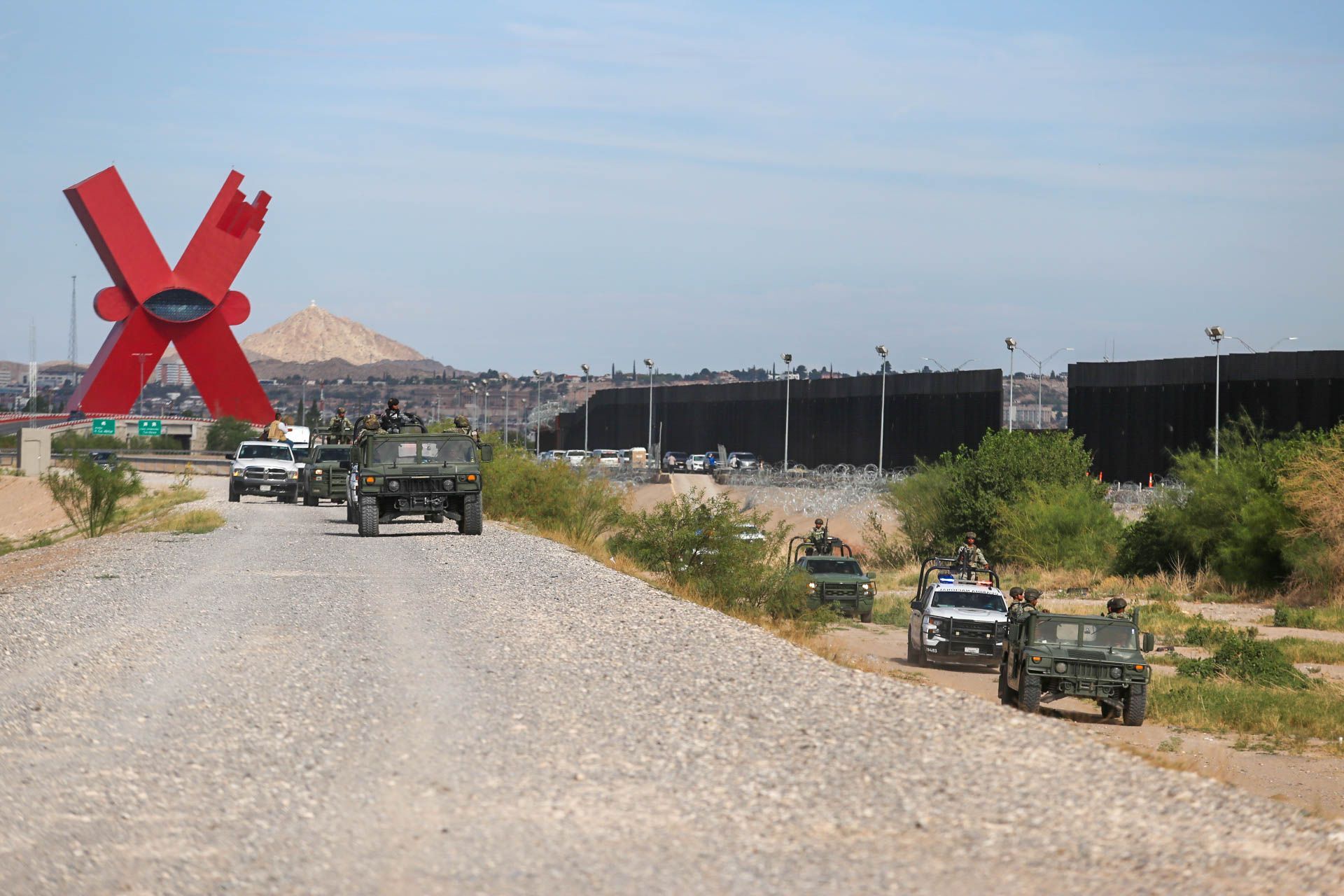 Primero en Ciudad Juárez y ahora en Tijuana, México y Estados Unidos llevan a cabo una vigilancia binacional. Foto: Cuartoscuro. 