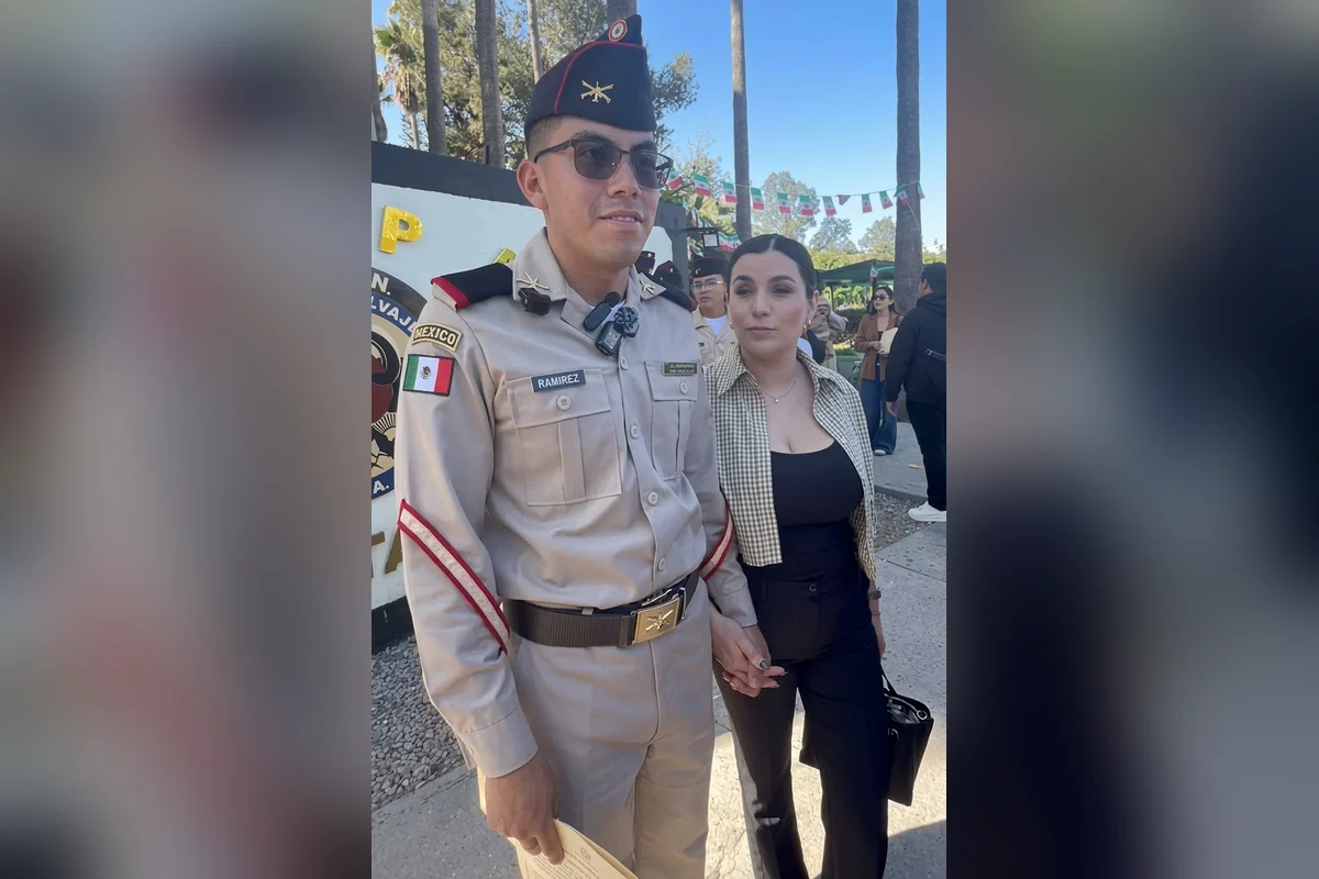 Luis sobresalió en el adiestramiento que recibió en la Segunda Zona Militar, en Tijuana. Foto: Ana Lilia Ramírez.