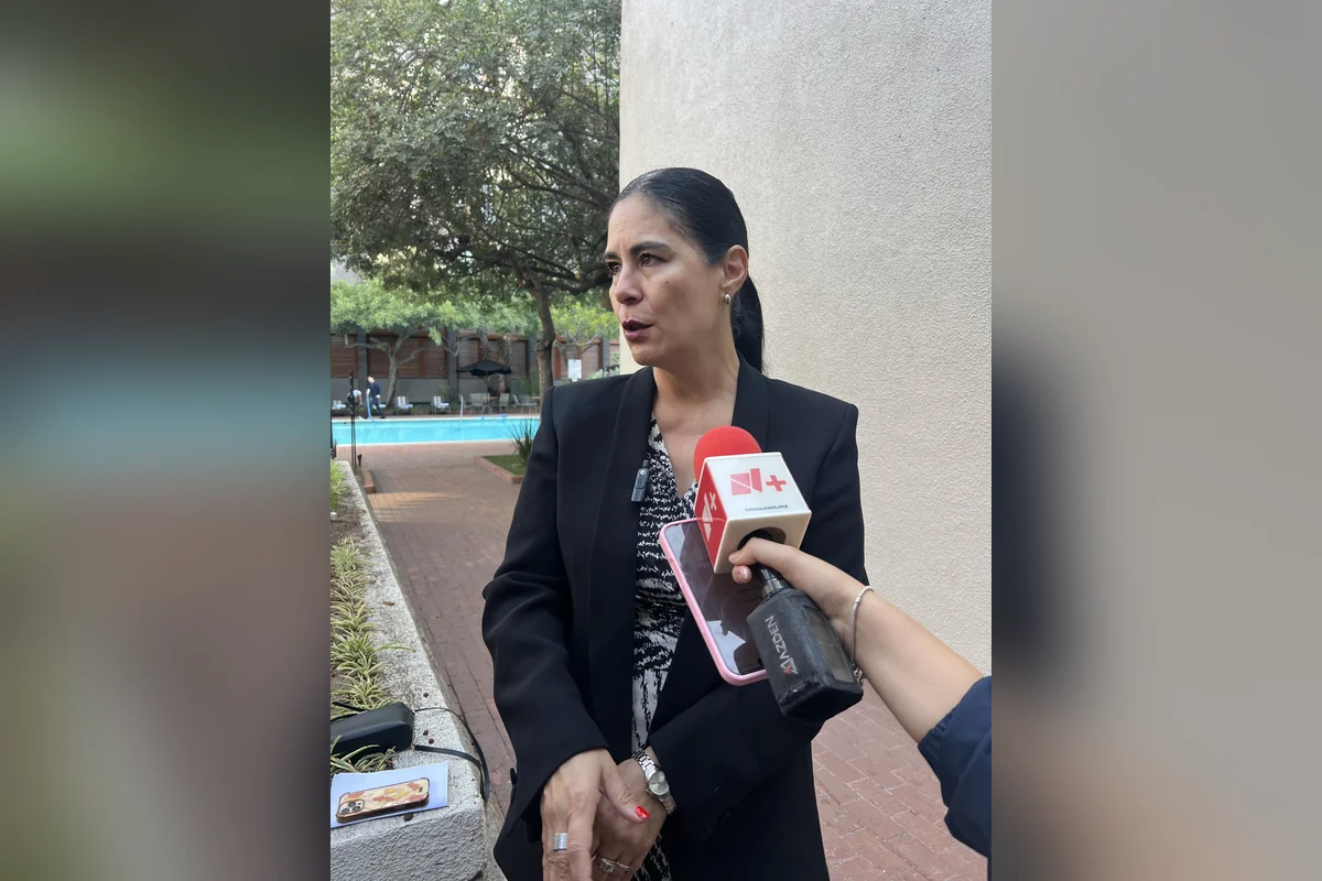 Elisa Ibáñez, presidenta de la Confederación Patronal en Tijuana, señaló que el sector empresarial busca alternativas para recuperarse. Foto: Montserrat Flores.
