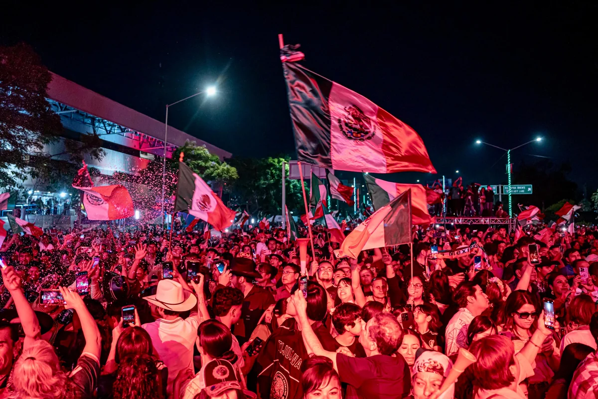 Hasta las 2 de la madrugada duraron las festividades por la Independencia de de México en la ciudad fronteriza. Foto: Ayuntamiento de Tijuana. 