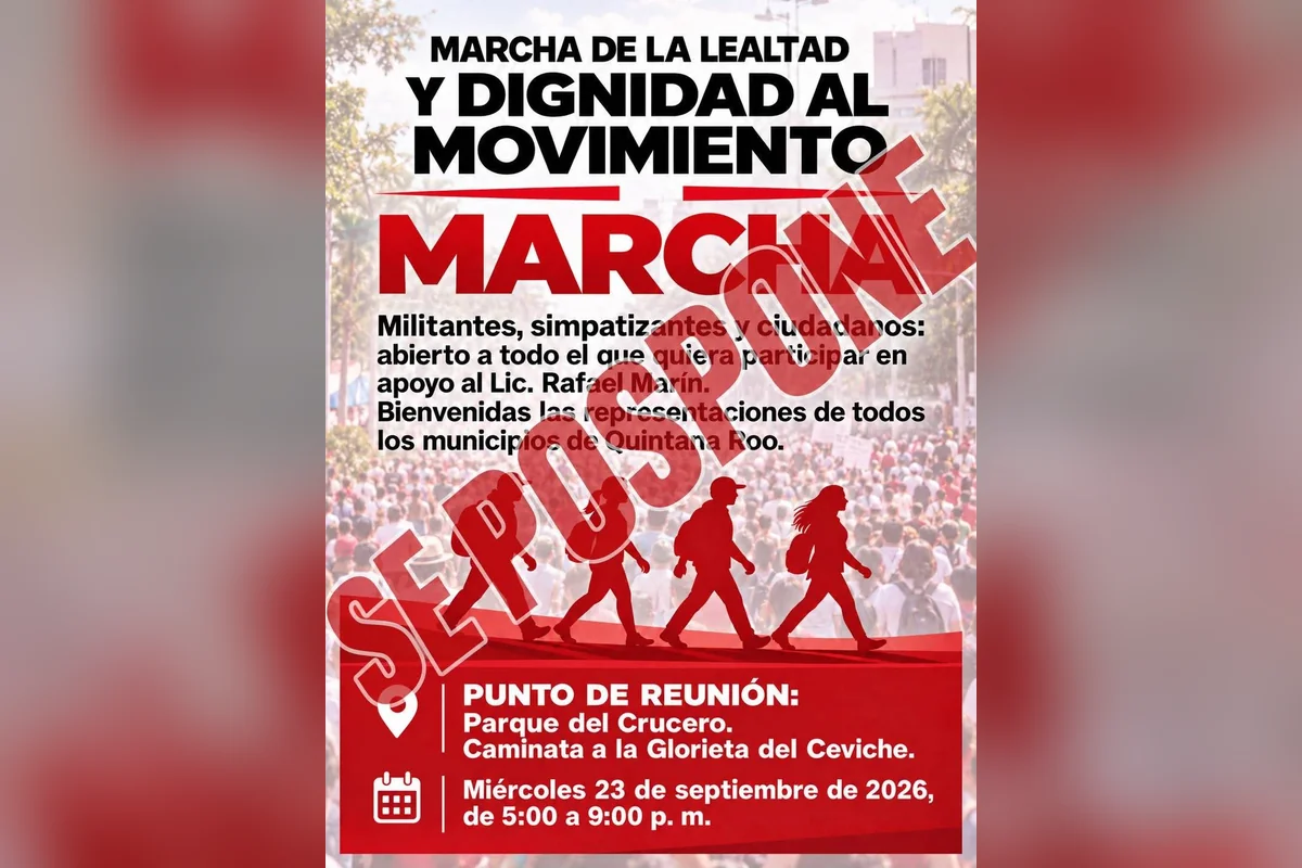 Después de que Rafael Marín Mollinedo anunciara que no avalaba la marcha que se había convocado entre sus seguidores, la moviliación fue cancelada. Foto: Cortesía.