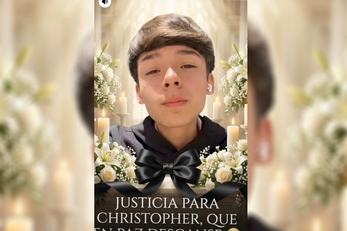 Tras varios días de agonía, Christopher falleció por una lesión que sufrió en la cabeza al caerle un tablero de basquetbol encima. Foto: Facebook.