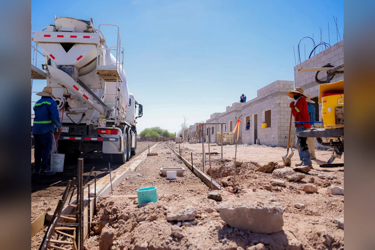Los incrementos en los materiales de construcción también impactan en el precio de las casas que se edifican en Baja California. Foto: Gobierno BC.