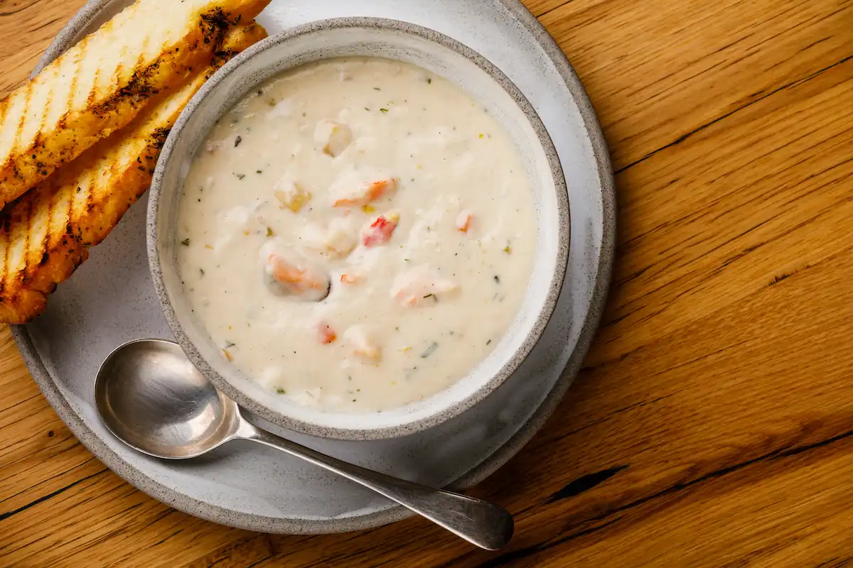 clam chowder receta