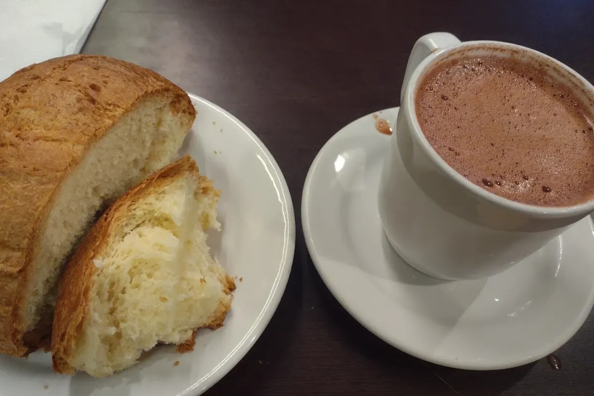 Chocolate caliente en El Mayordomo