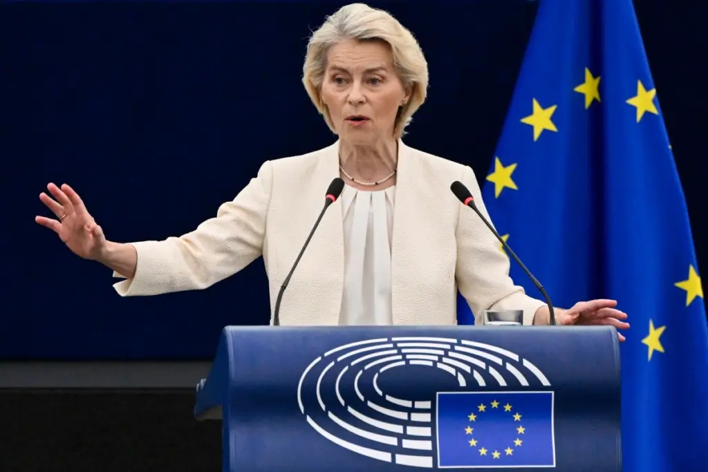 Ursula von der Leyen, presidenta de la Unión Europea.