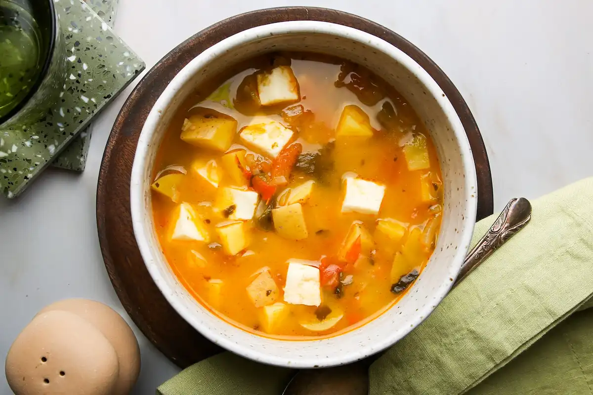 caldo de queso receta