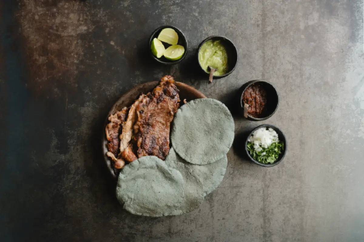 taco de carne de maizajo