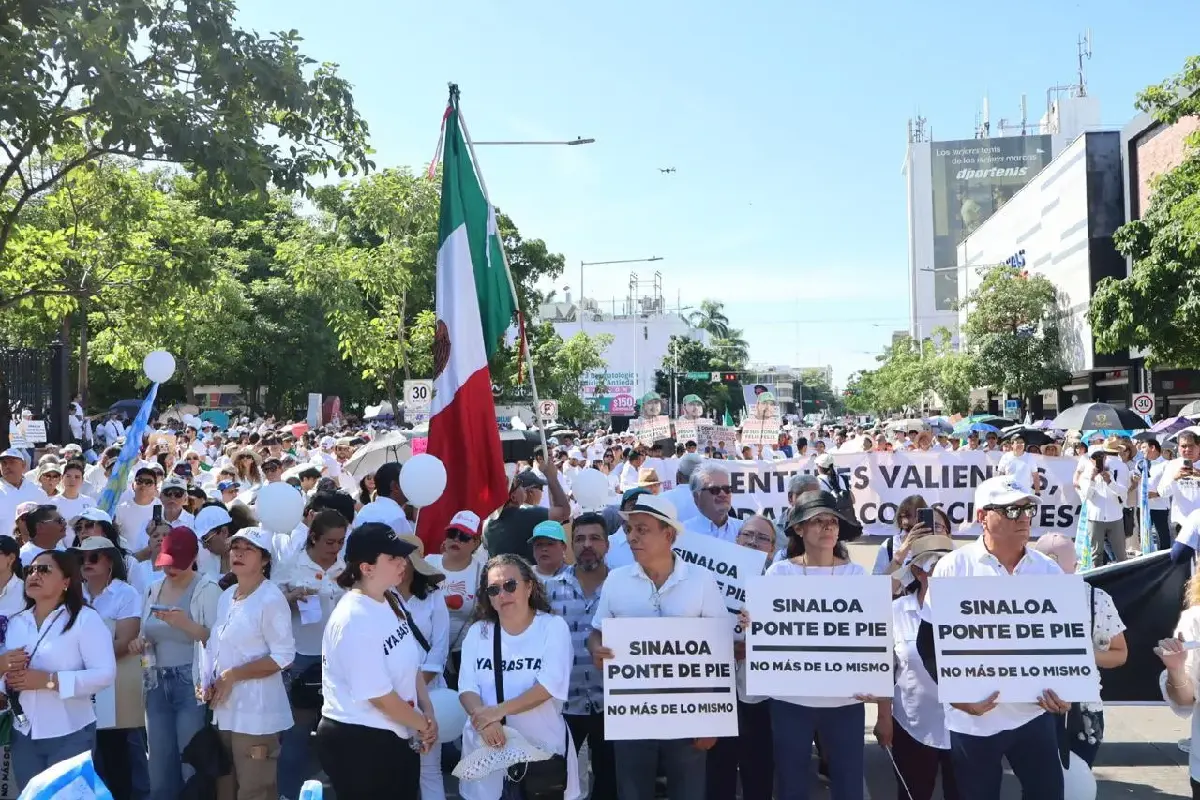 Marcha por la paz en Sinaloa