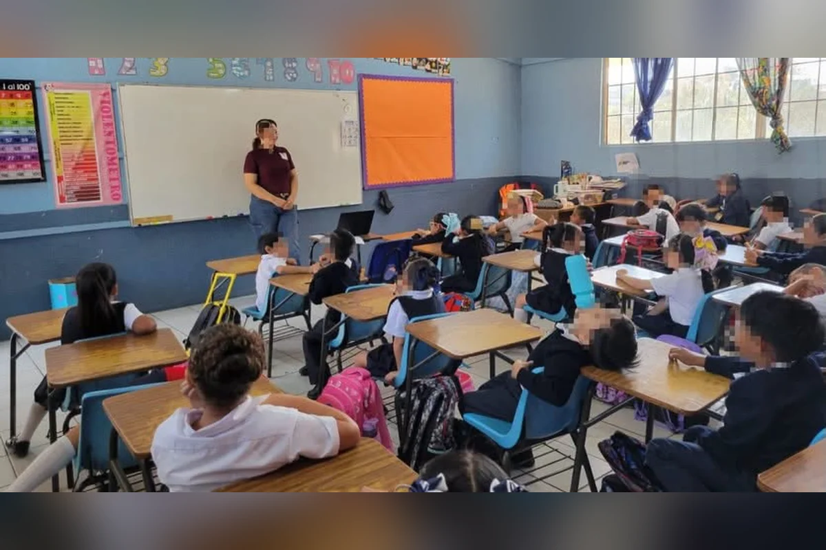 Le hicieron saber a las y los niños que si llegan a estar en una situación de riesgo deben acudir con sus familiares, profesores o los policías para ser protegidos. Foto: SSCBC.