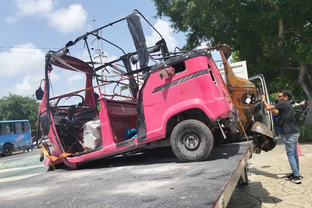 Esta semana, cientos de mototaxistas protestaron por la inseguridad en Cancún.
