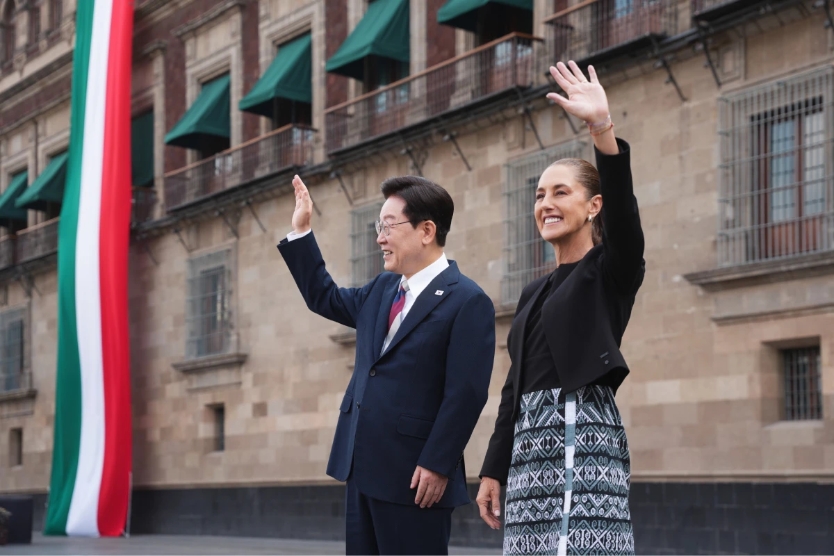 Sheinbaum recibe al presidente de Corea del Sur; comercio e inversiones, en visita de Estado
