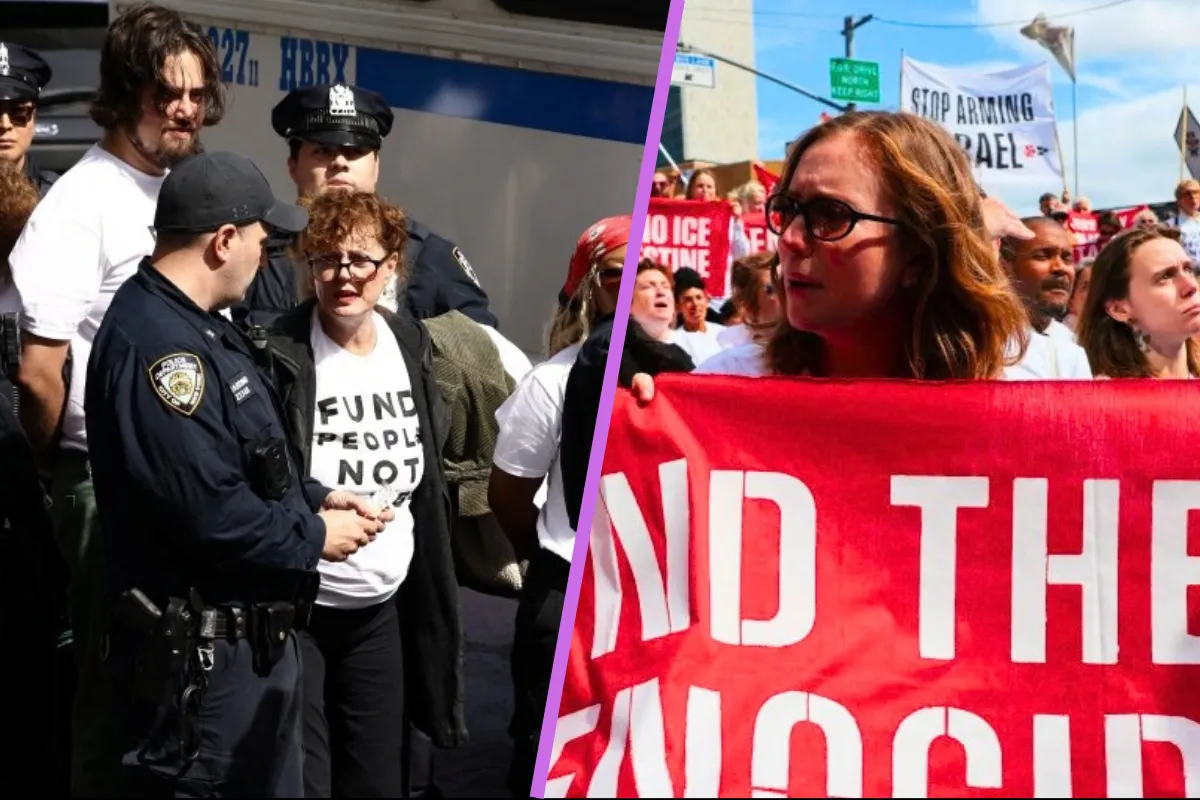susan sarandon hannah einbinder arrestadas