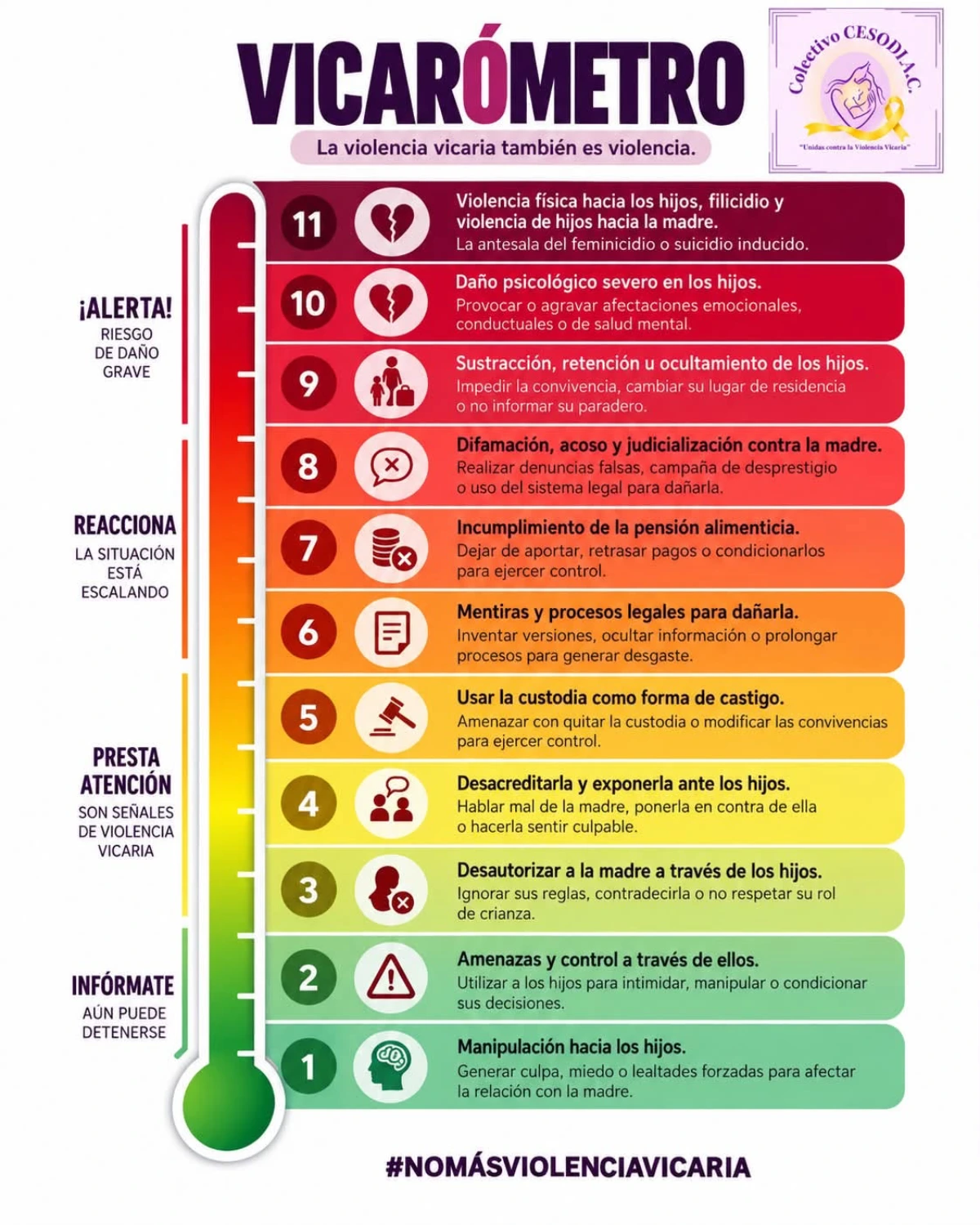 El vicarómetro realizado por el Colectivo Cesodi.