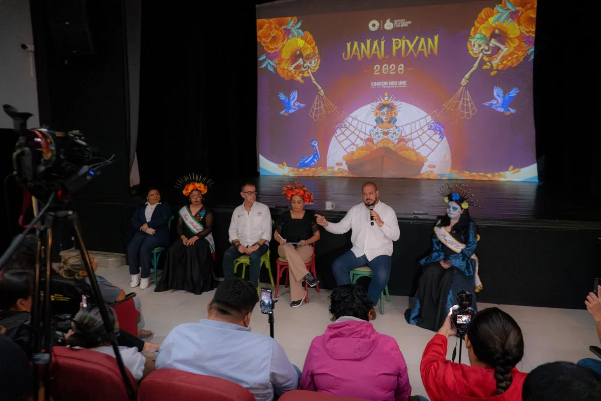 El Instituto de la Cultura y las Artes, la Secretaría Municipal de Desarrollo Social y la Zona Fundacional dieron a conocer la cartelera del festival. Foto: Gobierno Benito Juárez.