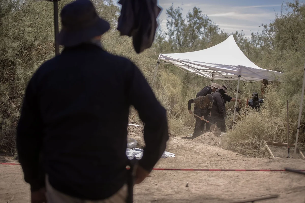 En todo Baja California se han realizado jornadas de búsqueda, muchas de las cuales les han permitido darle a sus familiares una sepultura digna. Foto: Cuartoscuro.