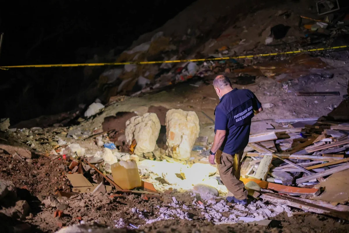 Ya con menos escurrimientos de agua, la búsqueda se había centrado en los arroyos del municipio y fue cerca del Estero Punta Banda en donde se encontró los restos. Foto PC Ensenada.