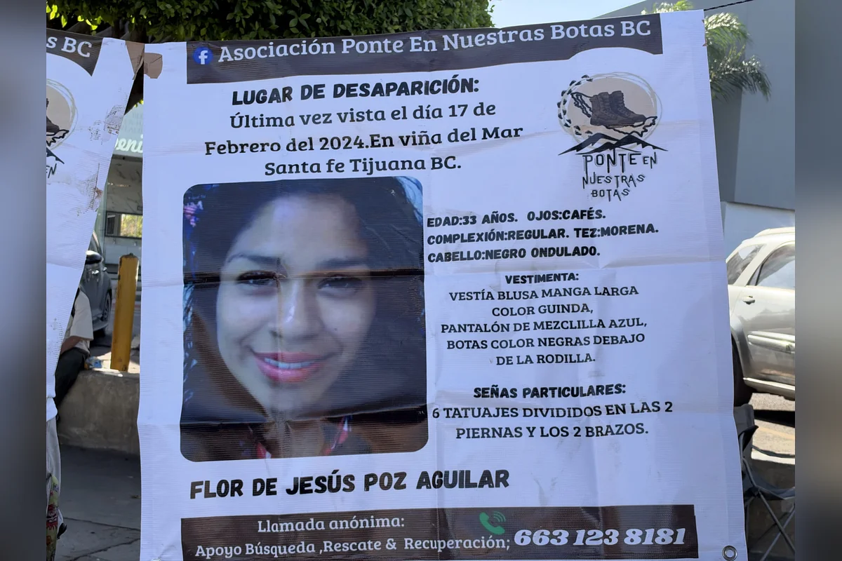 En Baja California hay reportes de cientos de personas desaparecidas, Tijuana rompió el récord este año. Foto: Valeria Ugarte.