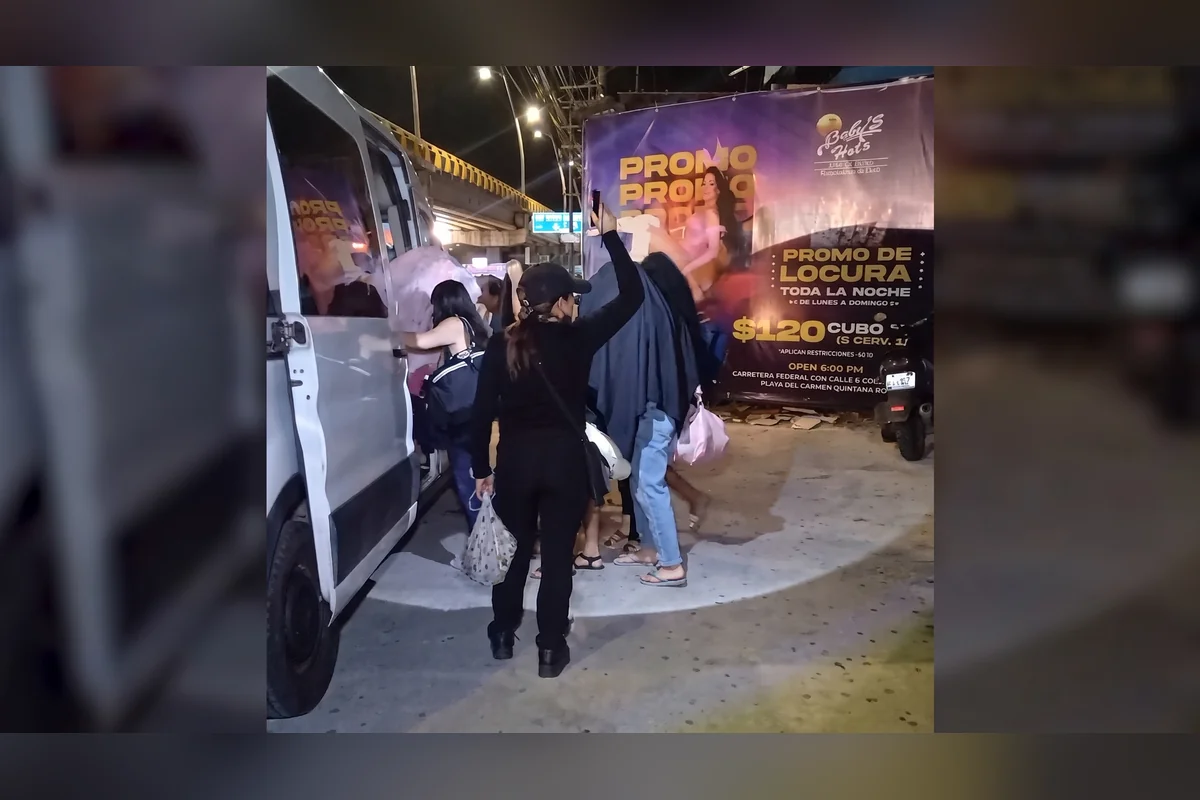 En el combate a la trata de personas, los policías estatales han atrapado a varias bandas en el último año. Foto Fiscalía QRoo.