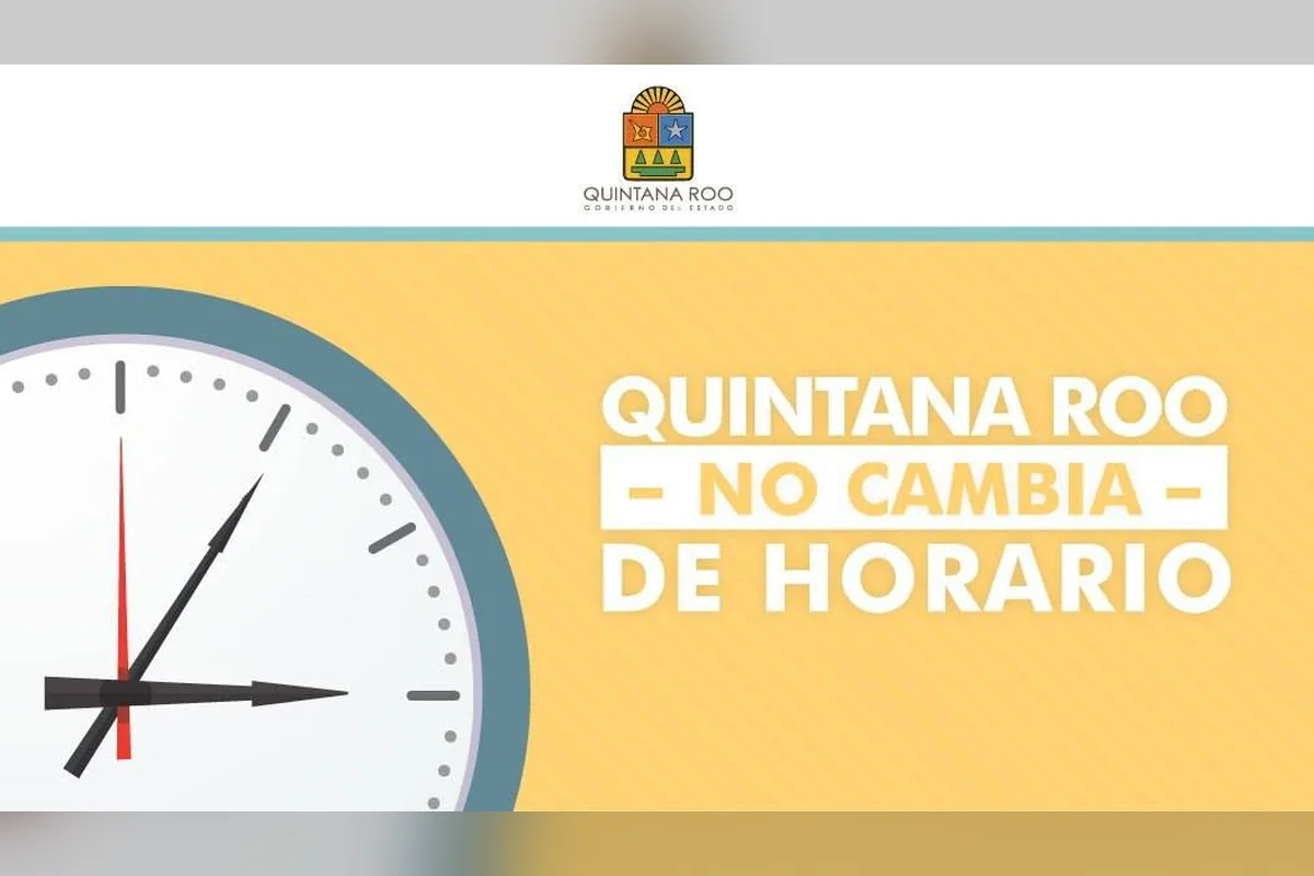 En las cuentas oficiales de las redes sociales, el Gobierno de Quintana Roo está anunciando que en la entidad no se cambia el horario. Foto: Gobierno QRoo.