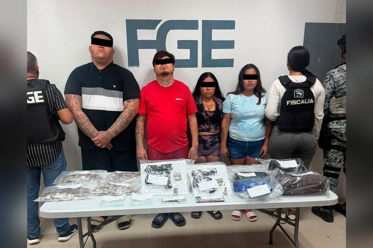 xCélulas de narcomenudistas han sido aprehendidas en varios municipios de la entidad. Foto: Fiscalía QRoo.