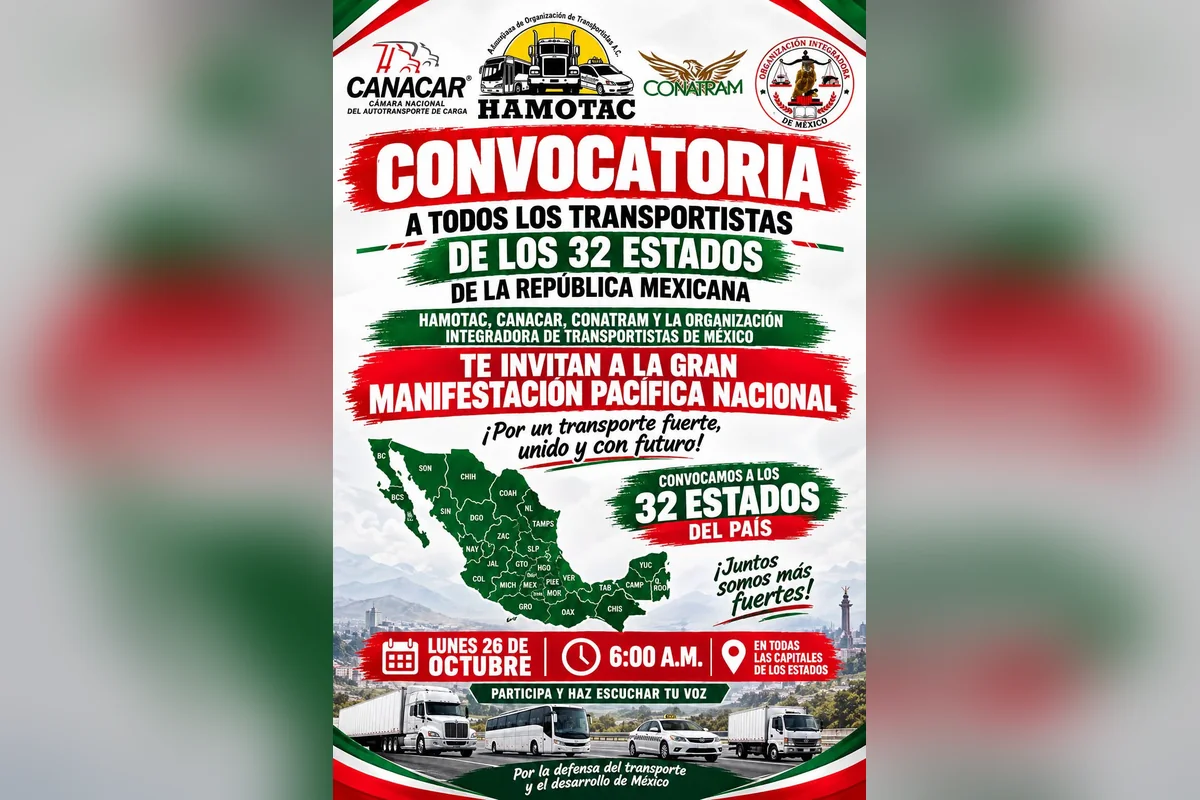 Por todas las redes sociales circula la convocatoria para el paro nacional en las carreteras. Piden no afectar mucho a la población. Foto: Canacar.