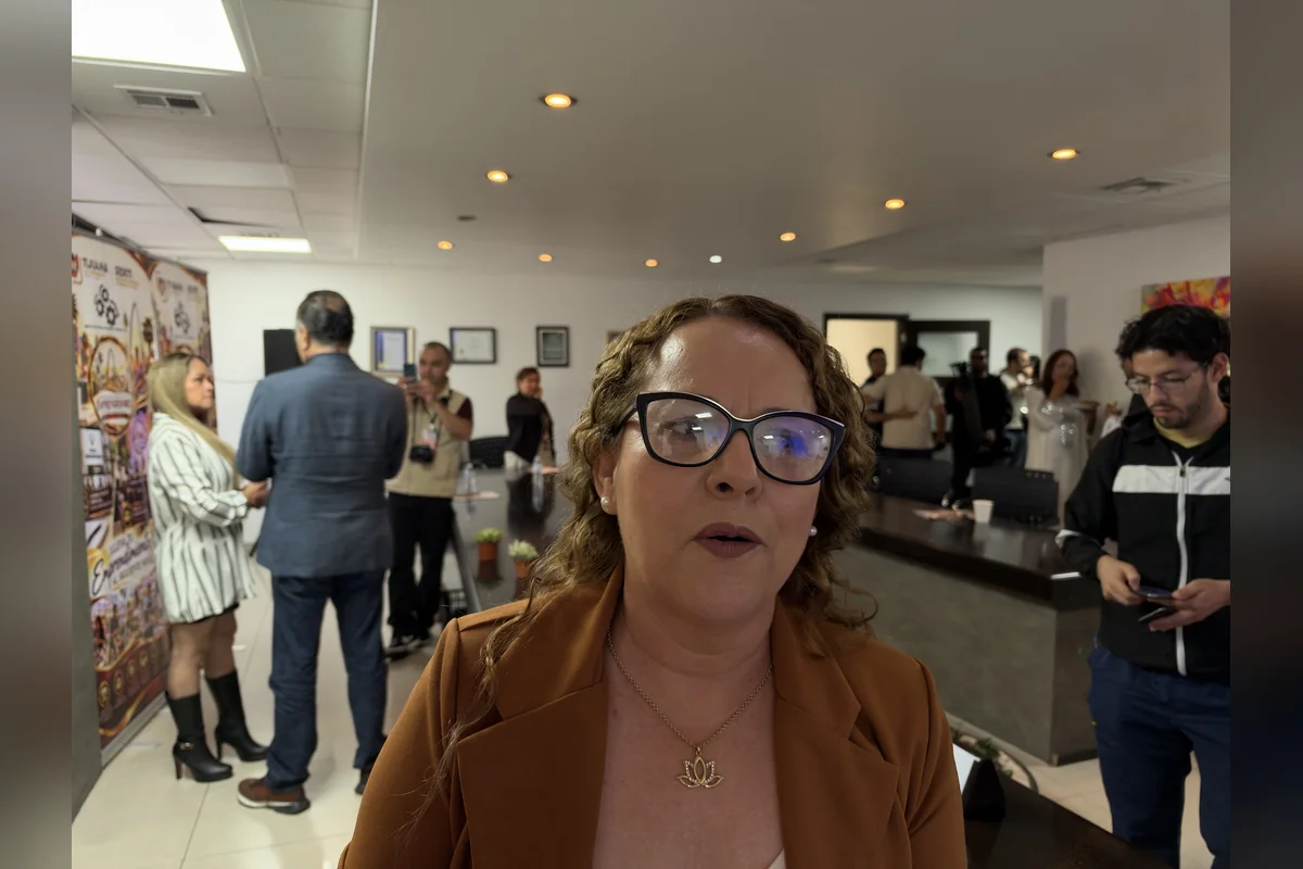Ana Lilia Nevárez dijo que buscarán cuáles son las zonas en Tijuana donde hay más emprendimientos. Foto: Valeria Ugarte.