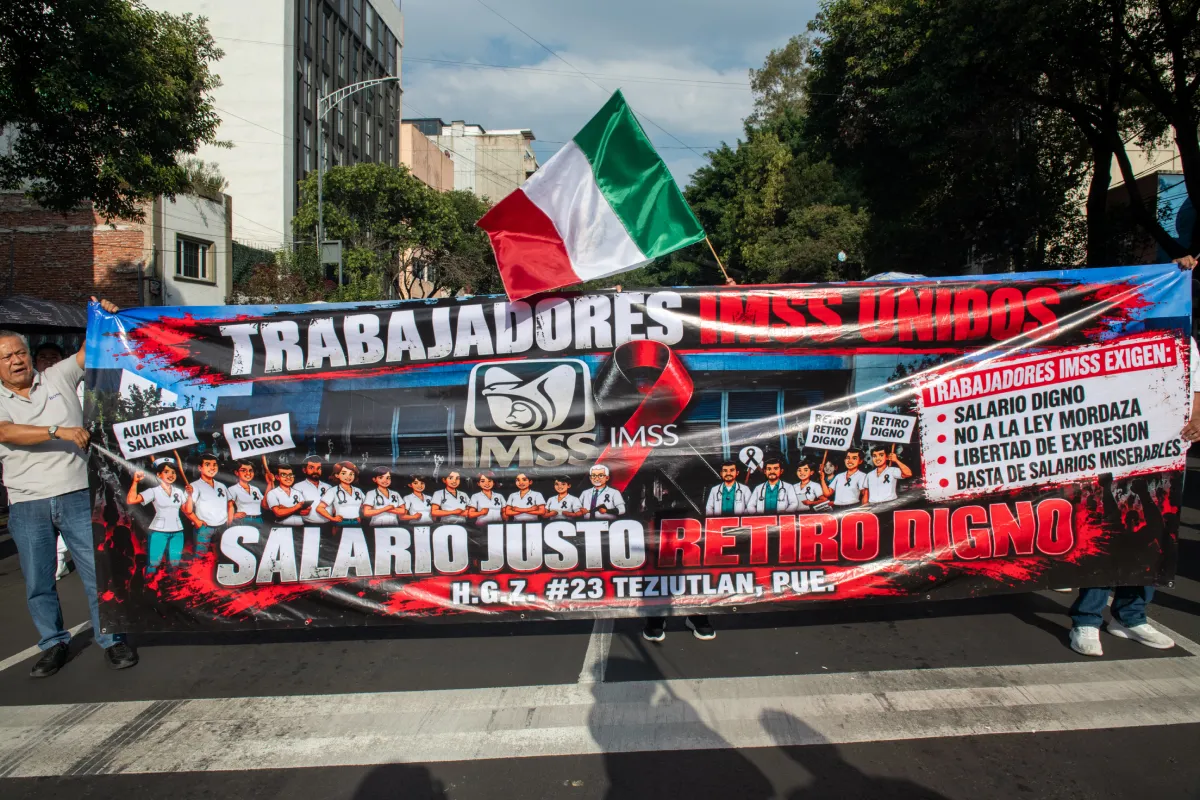 IMSS protesta cdmx 4