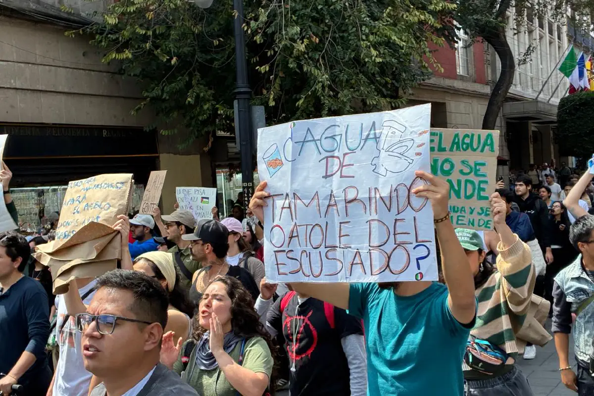 Marcha agua CDMX