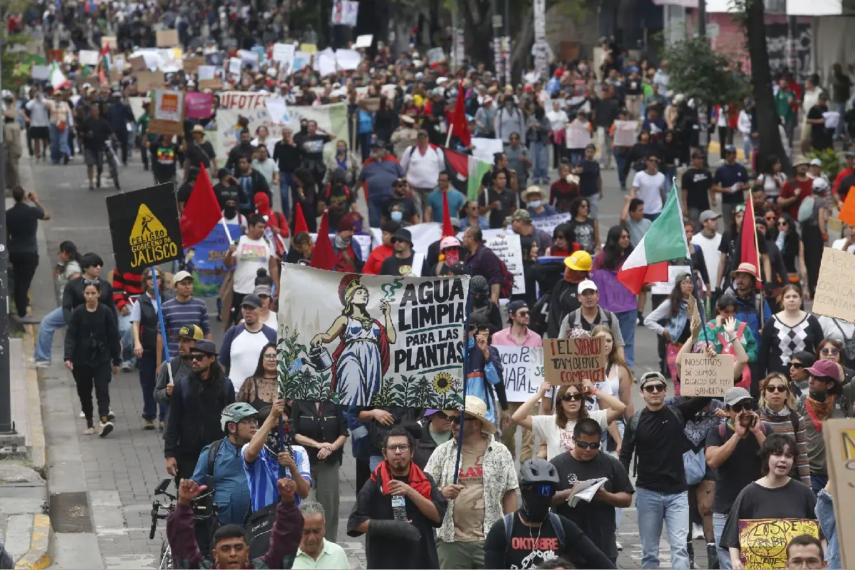 Protestas agua Guadalajara