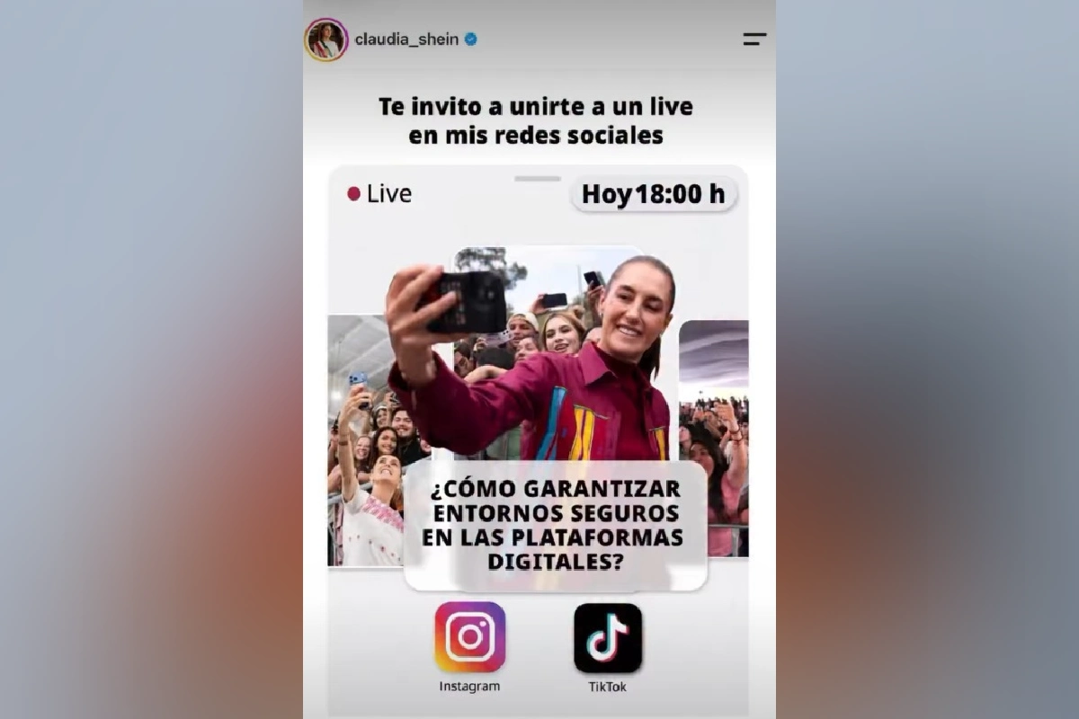 “Redes están diseñadas para generar adicción”: Sheinbaum sobre entornos seguros en plataformas digitales