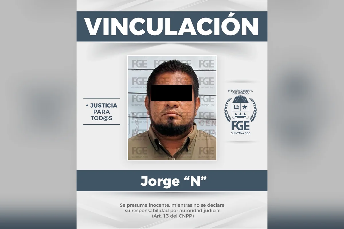 Jorge se encargó de amedrentar a la víctima para obligarla a pagar a la funcionaria por un trámite que es gratuito. Foto Fiscalía QRoo.