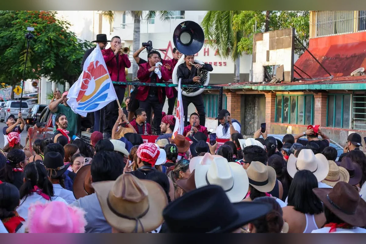 Hasta música en vivo hay en el Taco Social Run, que este sábado continuará en Cancún. Foto: Ayuntamiento Benito Juárez.