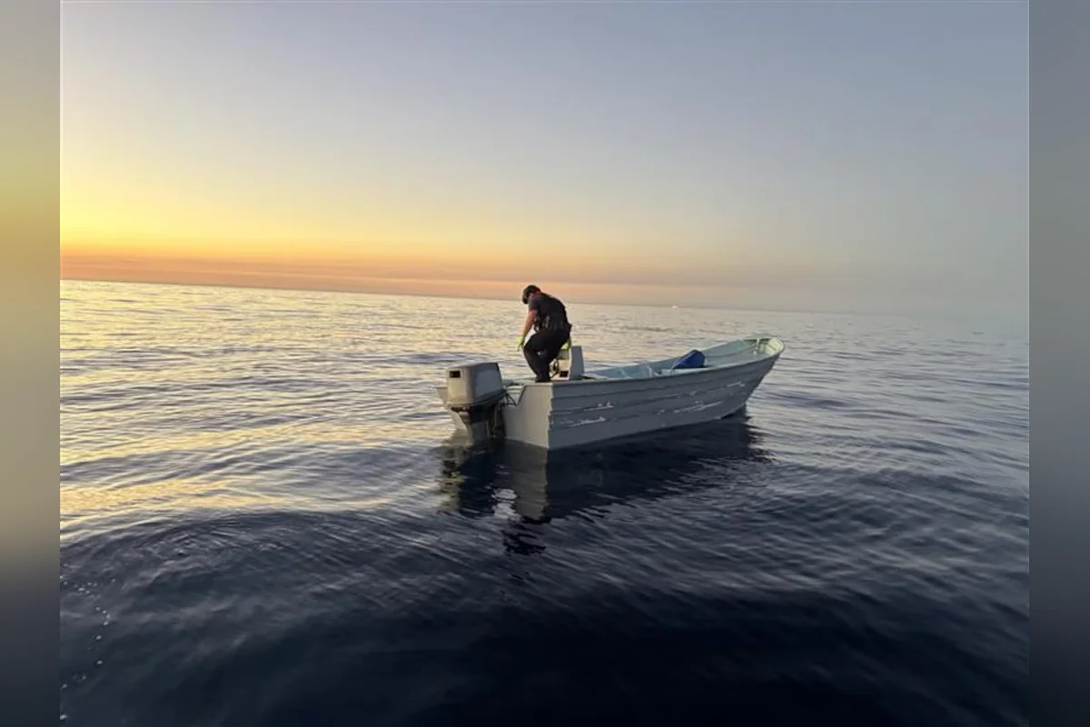 La lancha fue decomisada por las autoridades de Estados Unidos. Foto: CBP.