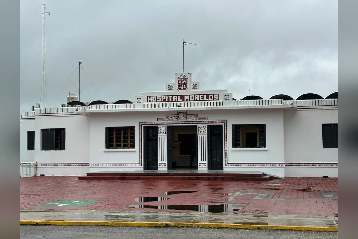 La atención médica en el Hospital Materno Infantil Morelos, en Chetumal, serán supervisadas por la presidenta Claudia Sheinbaum. Foto: Diana García.