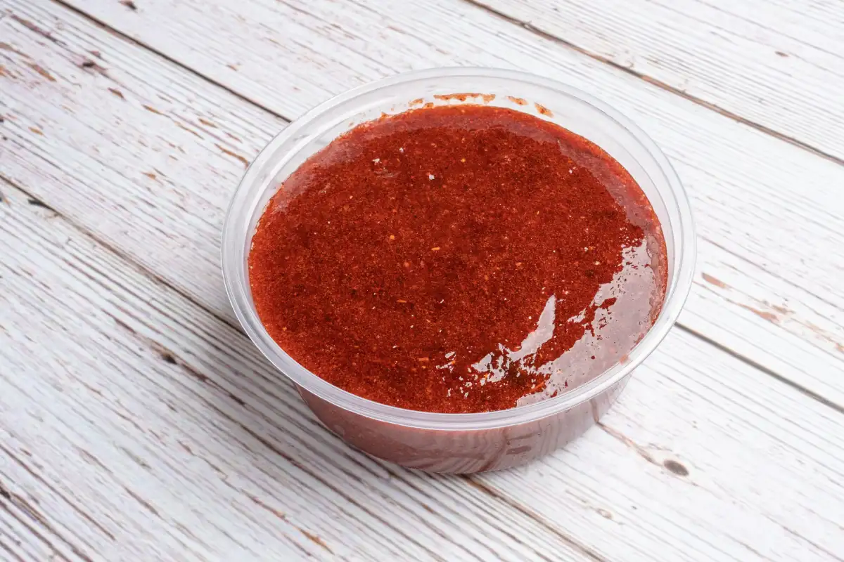 recipiente de chamoy