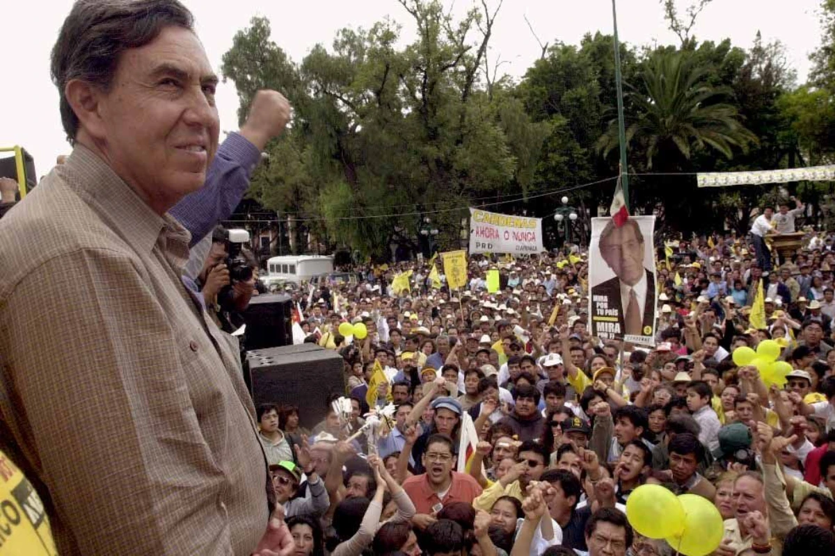 Cuauhtémoc Cárdenas Solórzano, candidato presidencial.