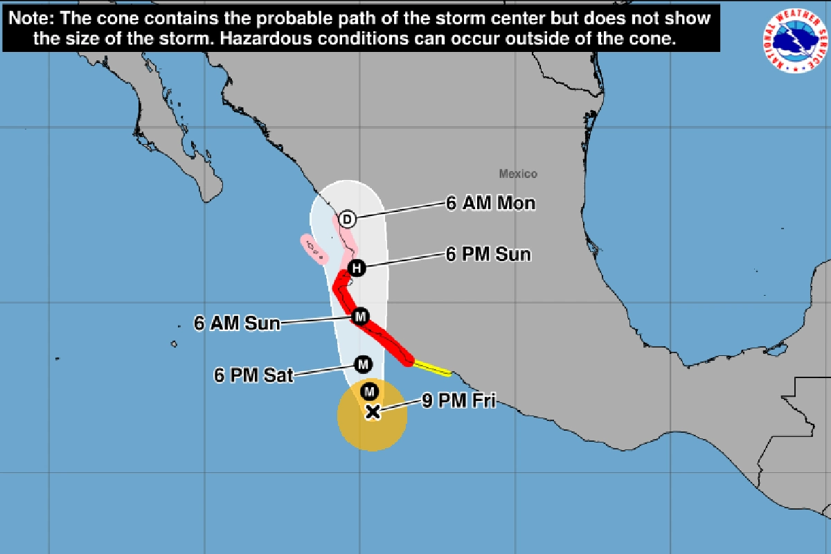Huracán Simón sube a categoría 3 y podría impactar las costas de Jalisco y Colima el domingo