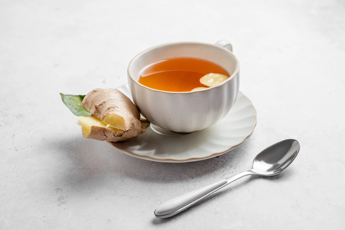 infusión jengibre bebida digestivo