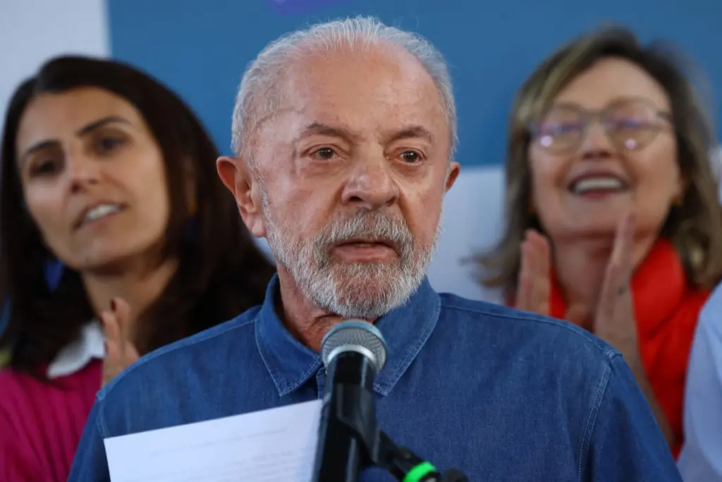 Luiz Inácio Lula da Silva, candidato de izquierda en Brasil. 