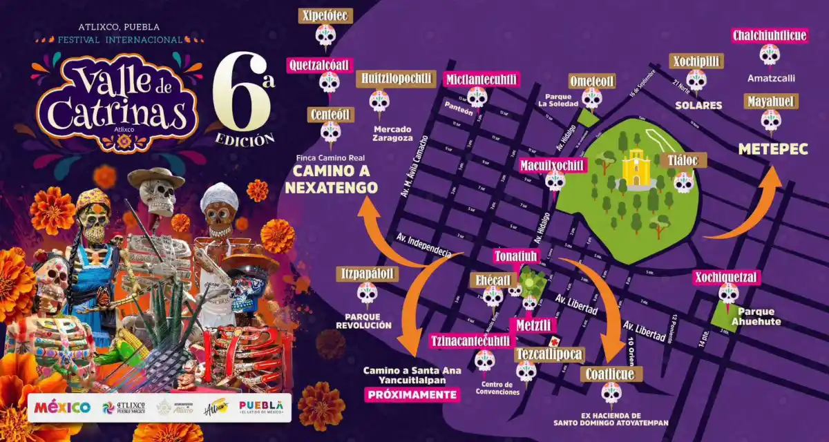 mapa valle de catrinas 2026