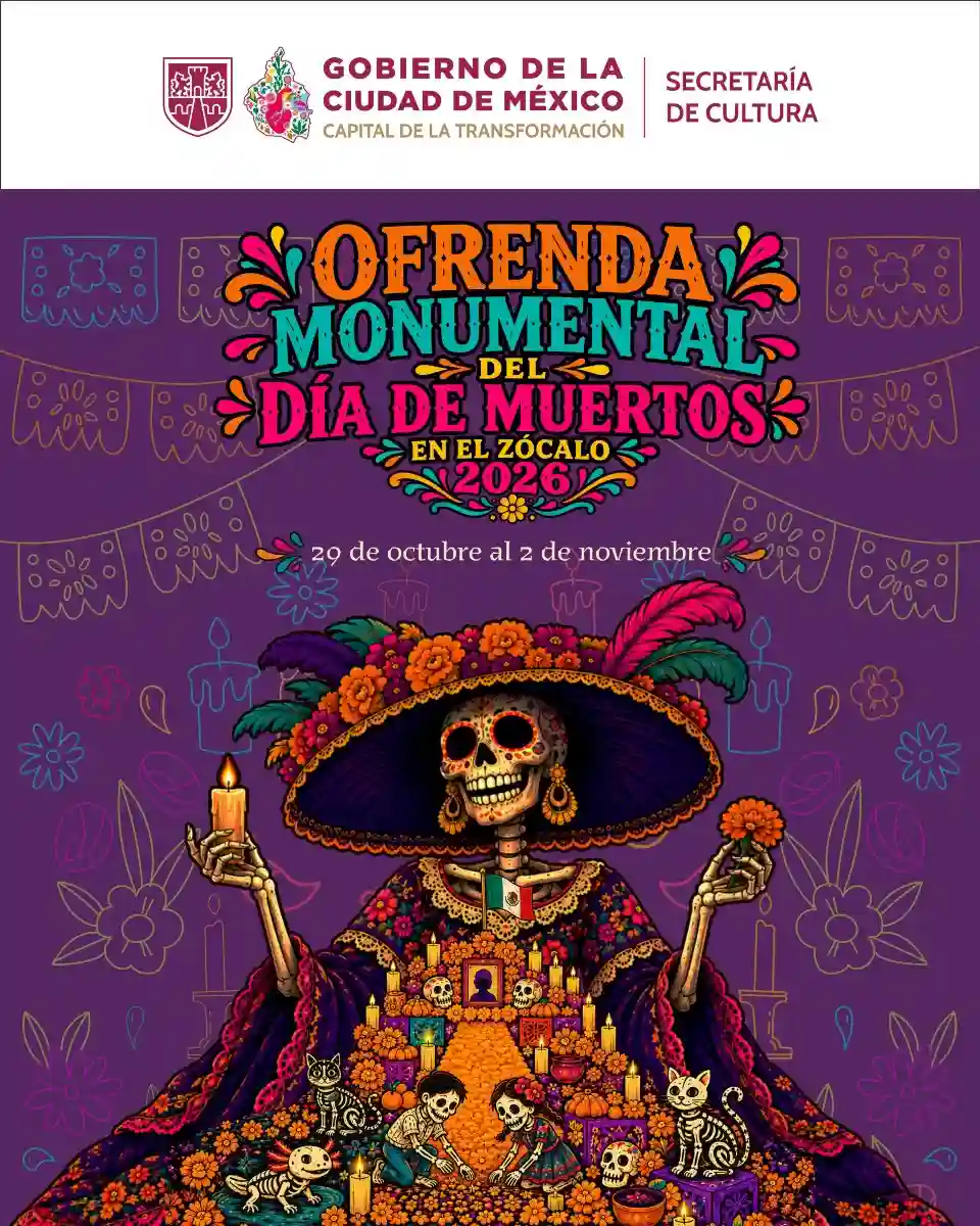 ofrenda monumental zócalo 2026 fechas