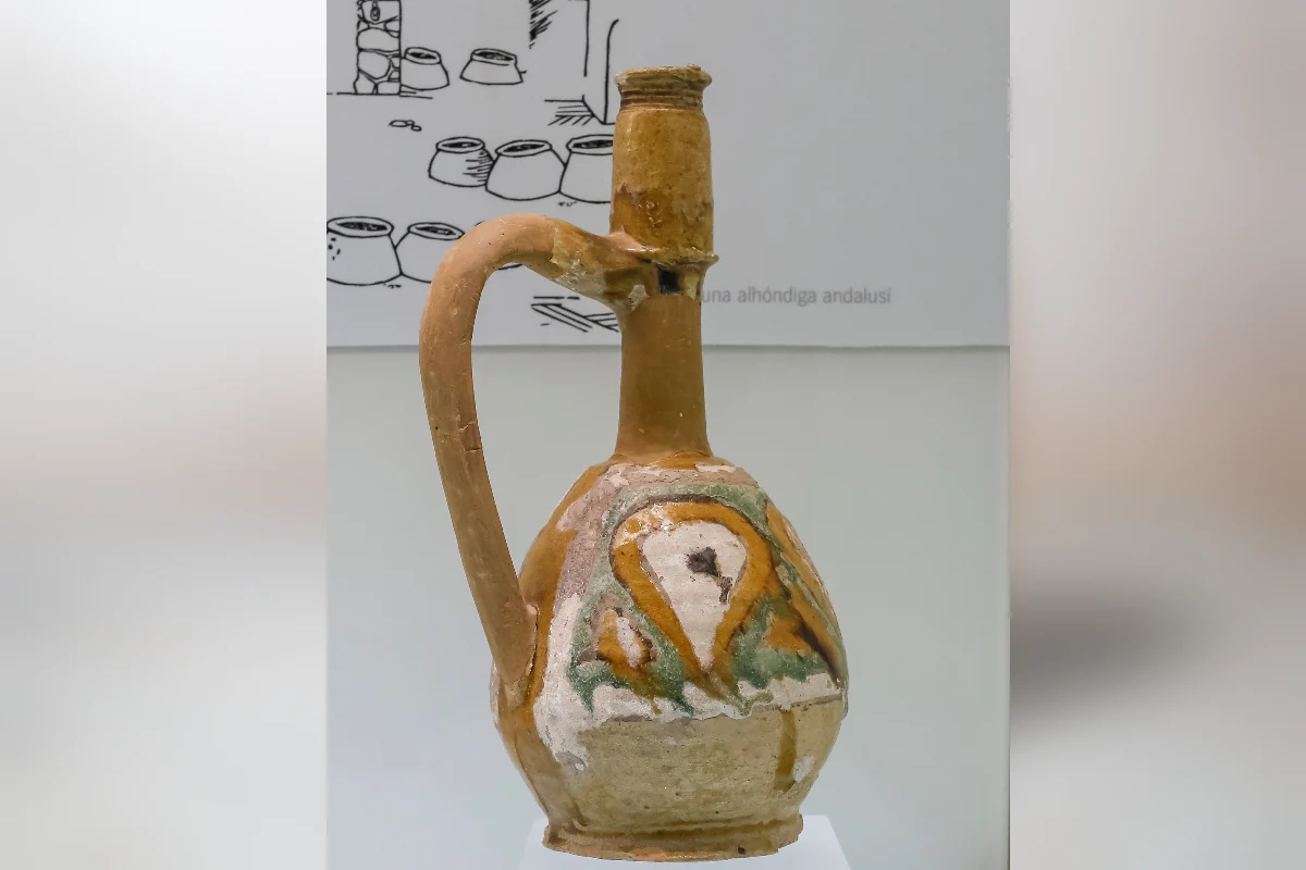 botella antigua de vinagre
