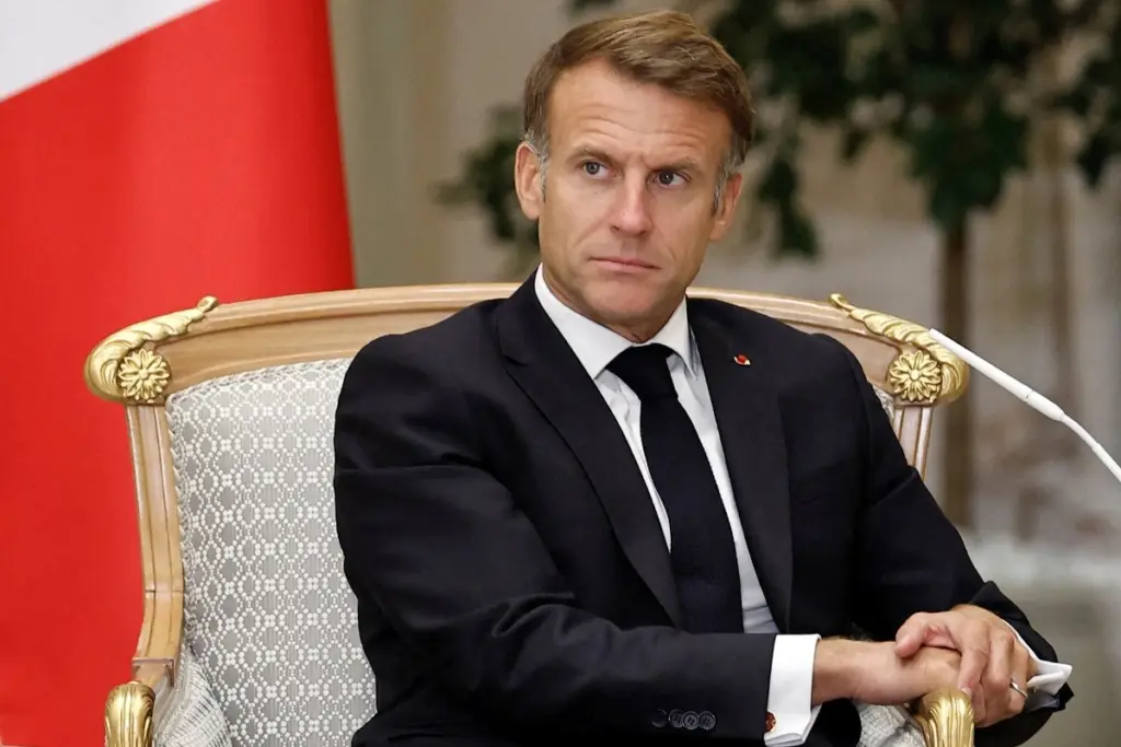 Emmanuel Macron, presidente de Francia.