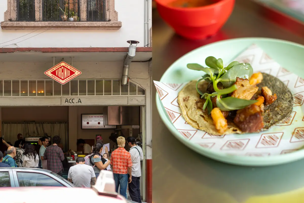 fachada de tacos virginio