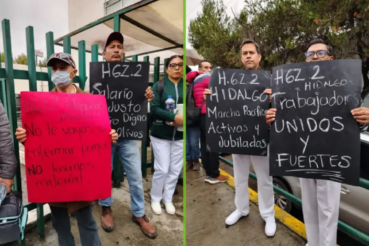 "No hay medicinas": La fuerte protesta del IMSS que paralizó Pachuca