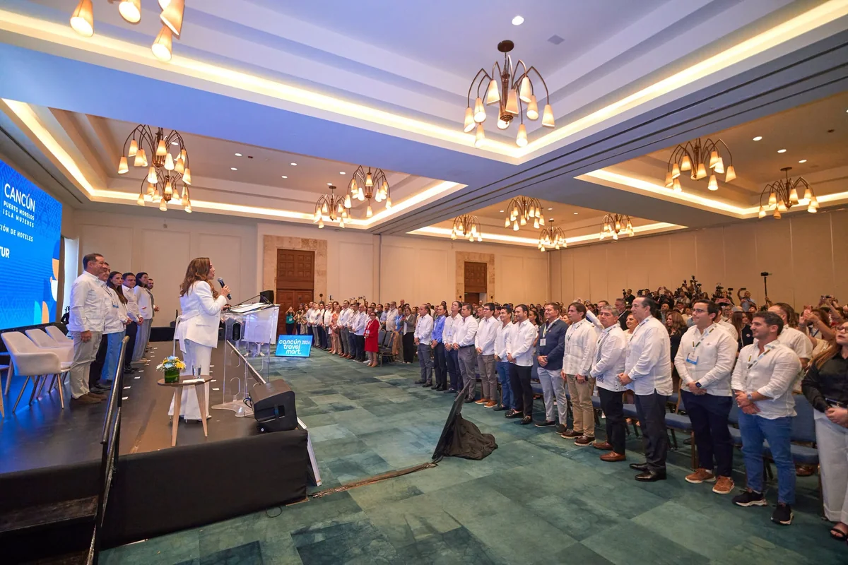 Con la presencia de delegados de 22 naciones de América, Europa y el Medio Oriente se presentó la oferta turística del Caribe Mexicano. Foto: Asociación de Hoteles.