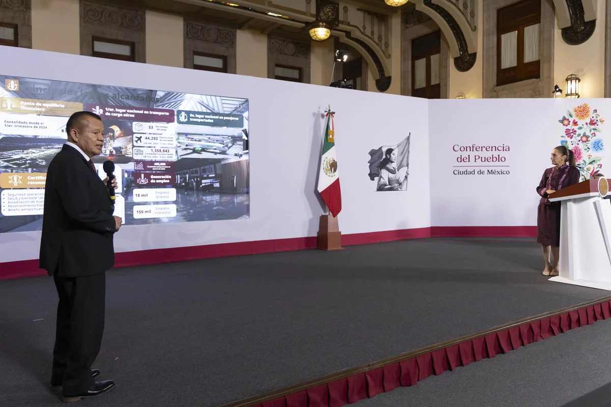 Para el Gobierno mexicano la temporada invernal, que arrancaría el 30 de octubre, reactivaría las actividades en el aeropuerto Felipe Carrillo Puerto. Foto: Presidencia.