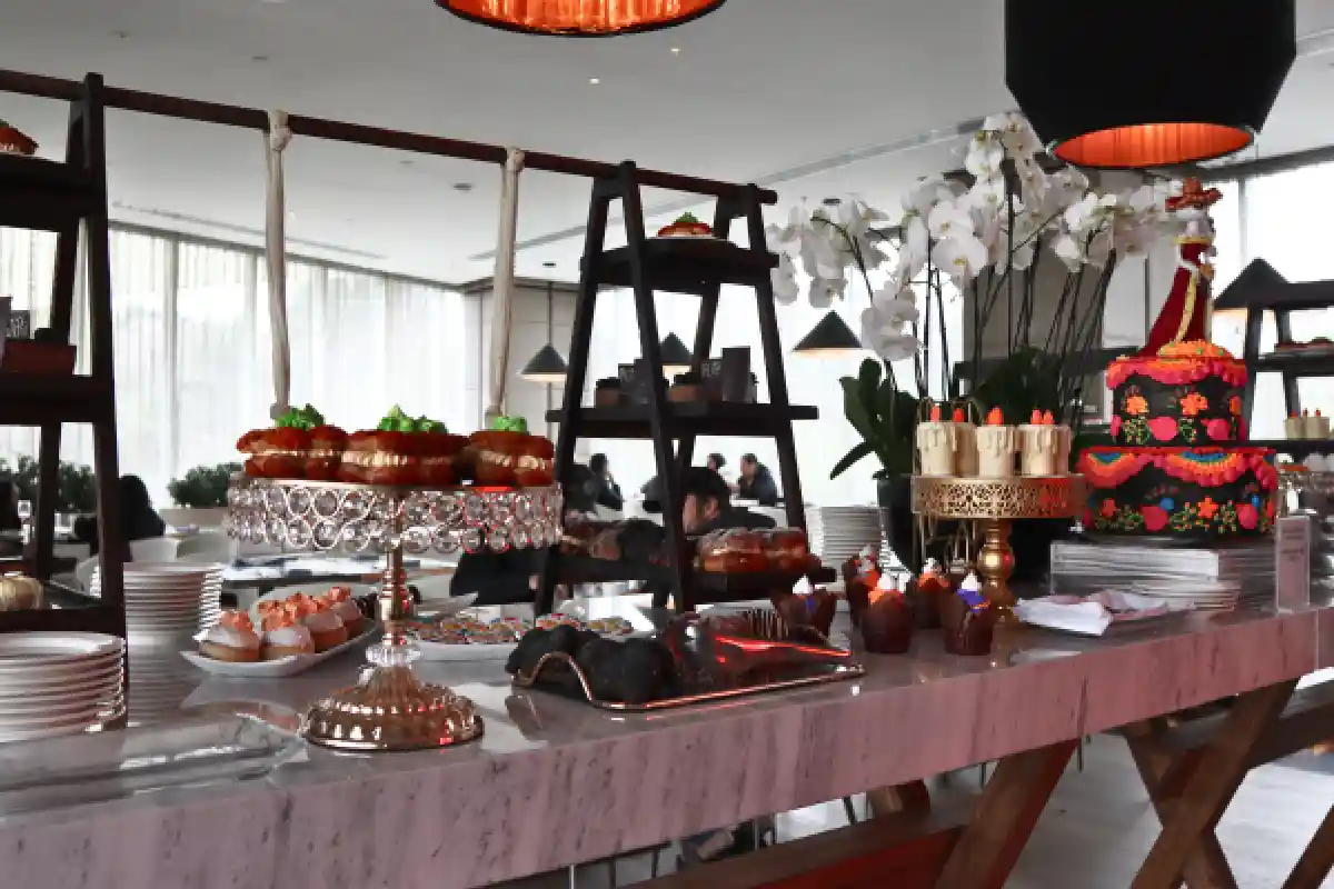 mesa de brunch de Westin Santa Fe