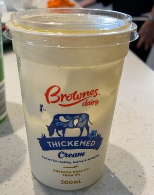 thickened cream - Halal status check